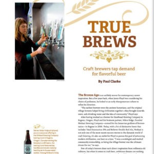 Ninkasi Beer, for Alaska Airlines Magazine