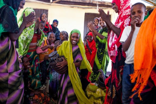 Camel Milk Producers Dancing