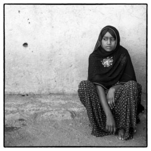 Young Afar Girl At Home